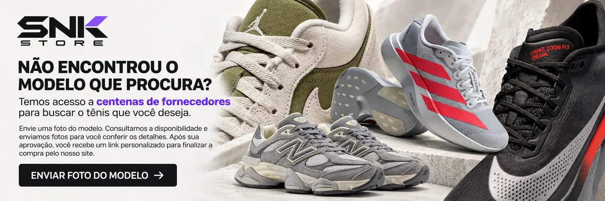 SNK Store: não encontrou o modelo que procura? Envie uma foto para consultar a disponibilidade.